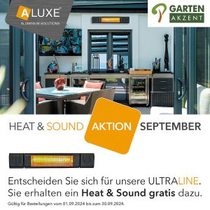 Wenn Sie sich für unsere ULTRALINE-Produkte entscheiden, erhalten Sie ein Heat & Sound-System gratis dazu. 