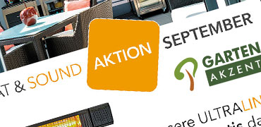 September-Special: Heat & Sound Aktion bei Garten Akzent